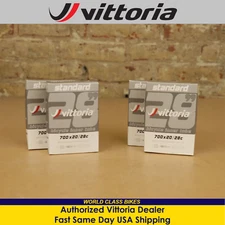 Two Vittoria Standard 700x20-28 48mm or 60mm Presta Valve Inner Tubes w/ R-Core