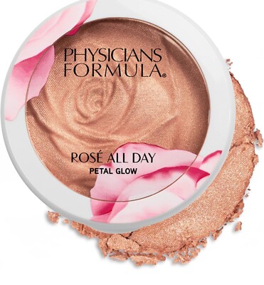 Physicians Formula Rosé All Day Highlighter Blush Face Powder, Pink Soft Petal
