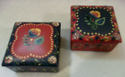 2 PC SET of VERA BRADLEY MY HOME PORCELAIN TRINKET BOXES - Andrea by Sadek