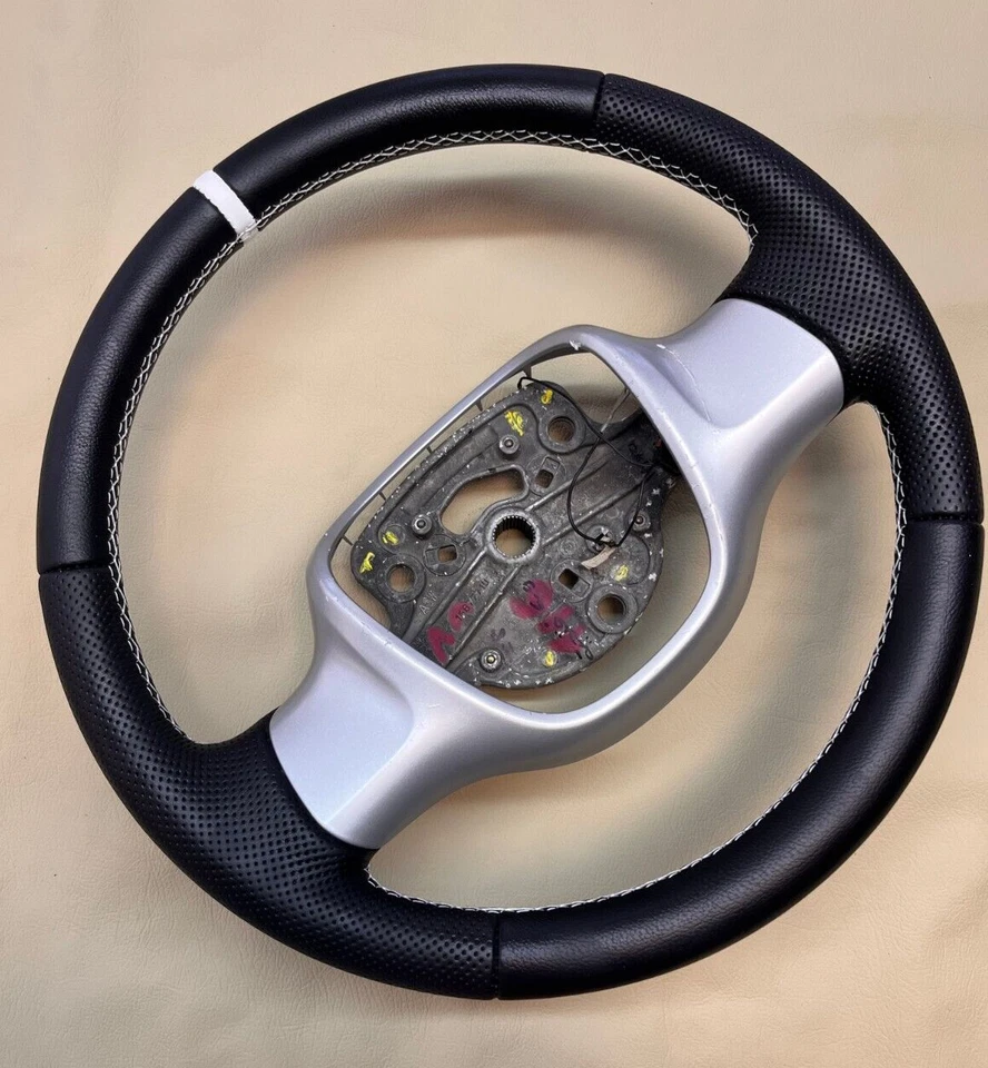 Sportlenkrad Lederlenkrad Smart ForTwo 451 NEU LEDERBEZUG Neu Beziehen Nappa - Bild 2 von 2