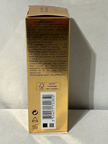 YSL All Hours Full Coverage Matte Foundation SPF20 B10 Porcelain exp 4/19 - Picture 3 of 3