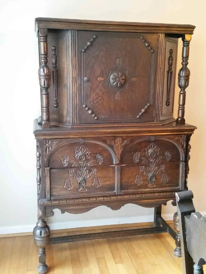 Juego de muebles de comedor antiguos vintage Foto 3 de 3