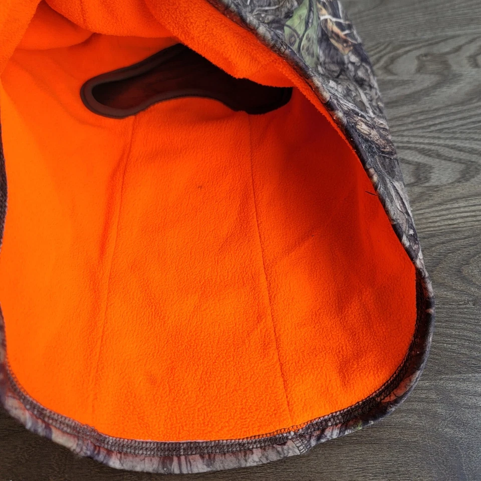 HUNTWORTH FULL FACE MASK HAT HOOD CAMO Orange FLEECE LINED OS  - Image 4 of 4