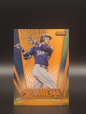 2017 Stadium Club Beam Team ORANGE Robinson Cano 05/50 Yankees-Mariners