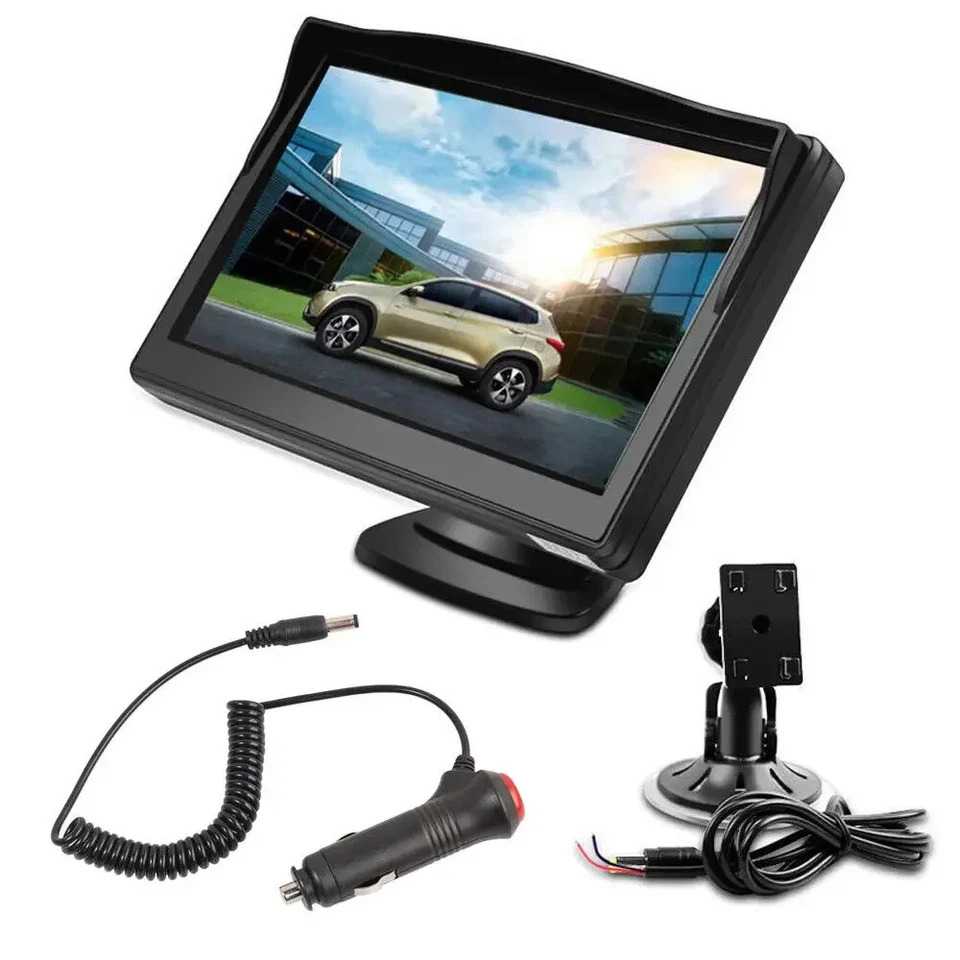 5 inch 800*480 TFT LCD HD Screen Monitor For Car Rear View Reverse Backup Camera - Image 2 of 4