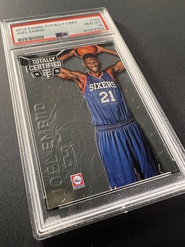 2014 PANINI TOTALLY CERTIFIED #143 JOEL EMBIID RC 🏀 76ERS PSA 10 💎 POP 26 🔥