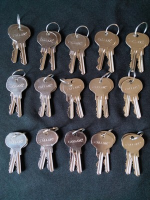 Lot of 30 Callan2 Pre-Cut 5 Pin SC1 Keys Sold In Pairs (Total 15 Pairs)