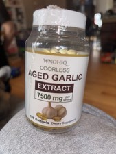 Odorless Aged Garlic Extract 7500mg-180 Softgels