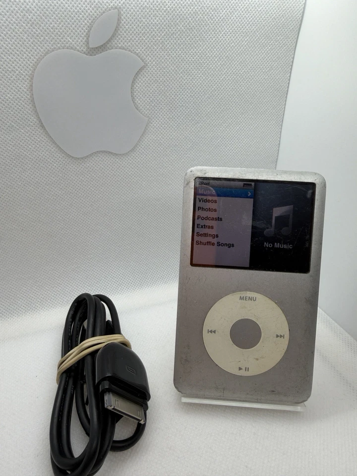 Apple iPod classic 6. Generation Grigio Argento 160GB Mp3 Player Antico A1238# - Immagine 2 di 4