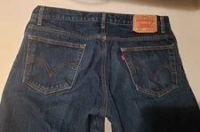 Levis Men's 517 Bootcut Blue Jeans 36/34 Washed Once.