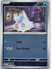 Bergmite 023/086 Common Chaos Rising Pokemon Reverse Holo Near Mint