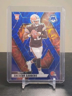 2025 Mosaic - SHEDEUR SANDERS - Blue Scope Prizm - Rookie #302