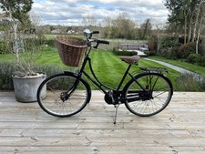 Vintage Pashley Princess, Black Ladies Bicycle with Gorgeous Wicker Basket
