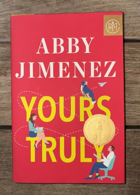 Yours Truly by Abby Jimenez - Hardcover w/ DJ (2023, BOTM Edition) *BRAND NEW*