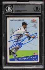 BAS 2002 Fleer Tradition Paul Konerko #46 BGS Authentic Auto ow6