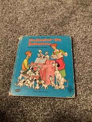 Vintage 1960 101 Dalmations by Dodie Smith,  Tell a Tales  Book,Free Shipping