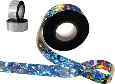 Bird Scare Tape 2Pack 1''x260FT Double Sided Repellent Deterrent Reflective Tape