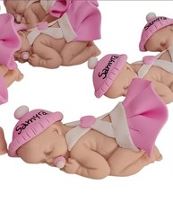 bomboniera nascita Battesimo Bimba Che Dorme Fata Fatina Angelo 