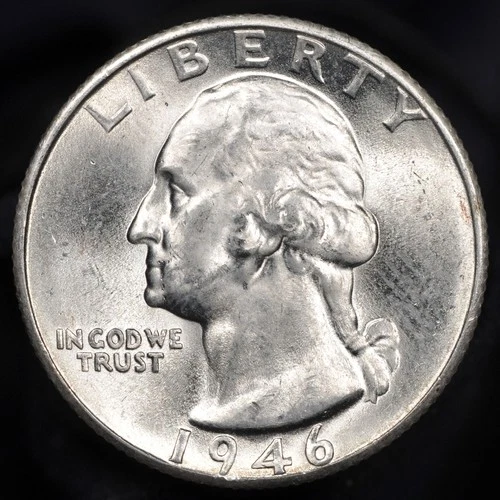 1946-S Washington Quarter -- Choice BU with Outstanding Luster