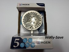 Moen Caldwell 5 Setting Spot Resit Brushed Nickel Finish 4.25 Shower Head 2.5GPM