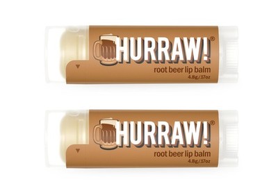 Hurraw! Root Beer Lip Balm, 2 Pack: Organic, Certified Vegan, Cruelty and Glu...