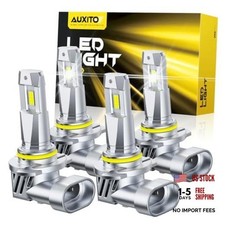 9005 9006 LED HeadIight Bulbs Combo, 1:1 Halogen Size, 6500K Ultra 9005 9006