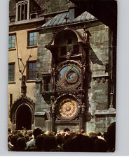 Prague Astronomical Clock Staroméstsky orlój Postcard 1960s
