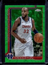 2025-26 Topps Chrome Khris Middleton Green Wave Refractor #/99 Wizards