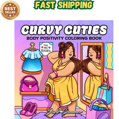Curvy Cuties: a Body Positivity Coloring Book for Women and Teen Girls with Cozy