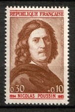 1965 TIMBRE FRANCE NEUF LUXE ** N° 1443 ** NICOLAS POUSSIN NEUF++