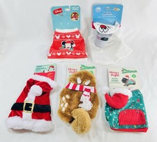 Guinea Pig Christmas Costume Lot Mickey Mouse Frosty Santa Elf