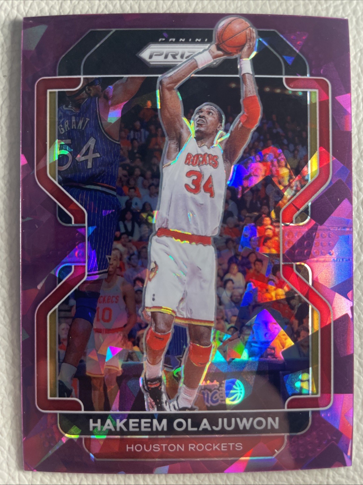 2021-22 Panini Prizm - Hakeem Olajuwon #265 Purple Ice /149
