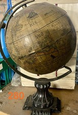 Mappamondo Antico XIX Sec. - Pezzo Da Collezione - Vintage Antiquario +++