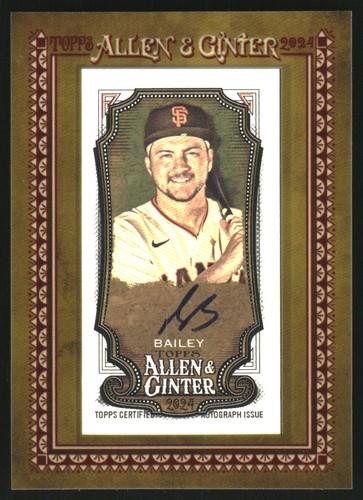 2024 Topps Allen and Ginter Framed Mini Autographs #MAPB Patrick Bailey Auto - 第 1/2 張圖片