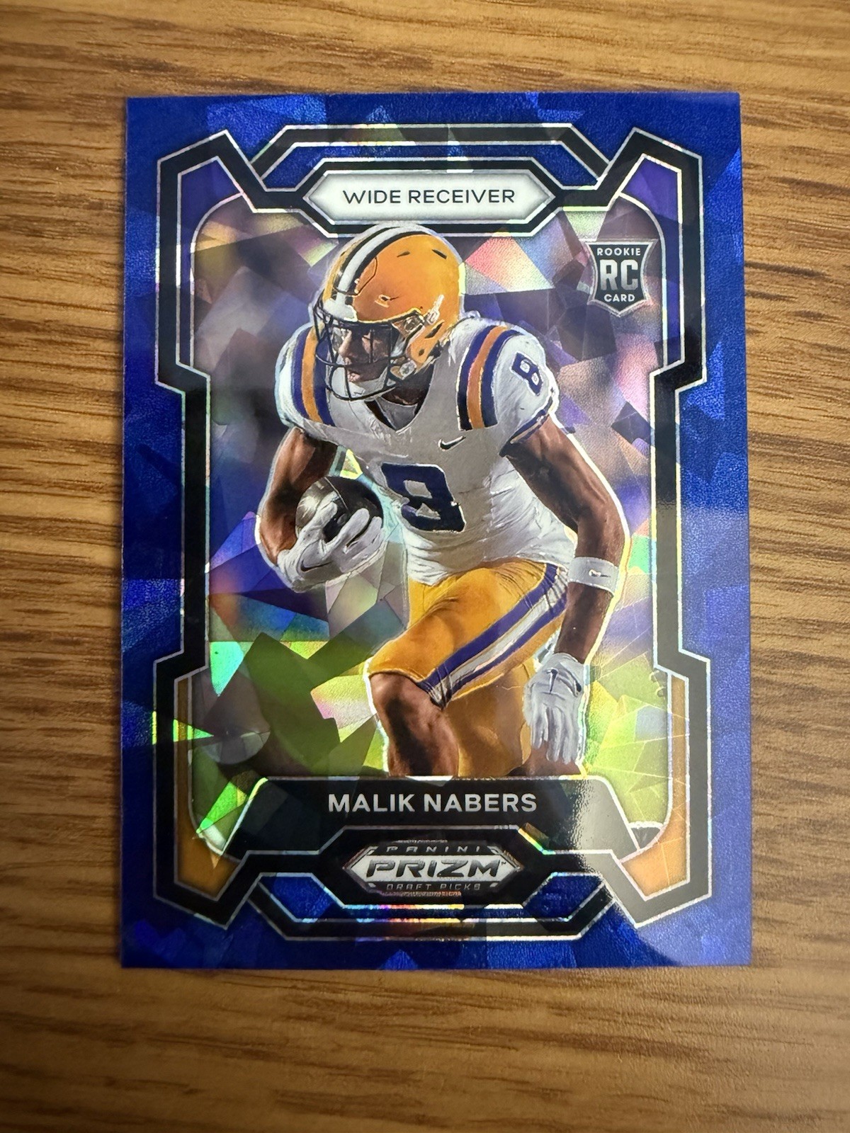2024 Panini Prizm Draft Picks - Malik Nabers #109 Blue Ice Prizm /99 (RC)
