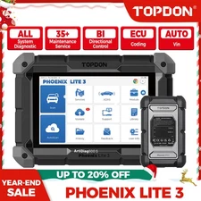 TOPDON Phoenix Lite 3 Automotive Car Diagnostic Tool 35+ Reset Topology Mapping 