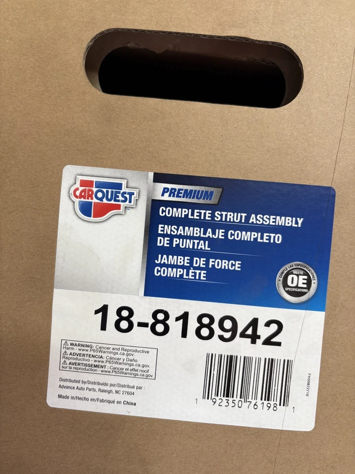 Montaje completo de puntales delanteros muelle helicoidal Grand Caravan, VW Routan Foto 4 de 4