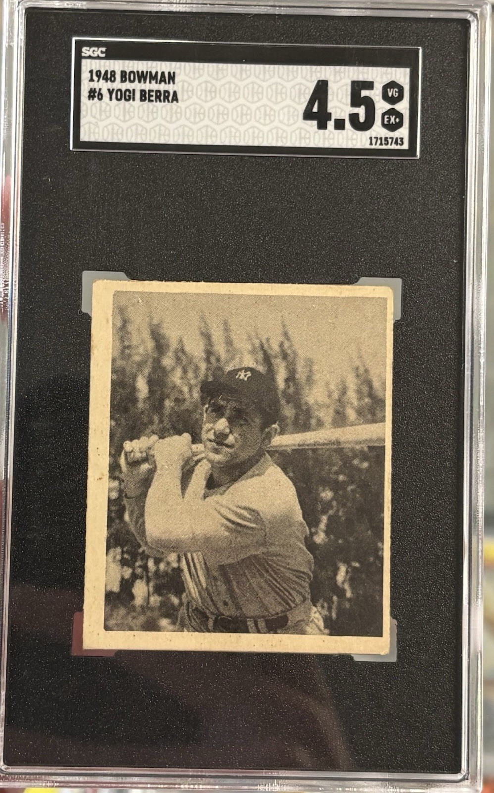 SGC 4.5 1948 Bowman YOGI BERRA Baseball Card #6