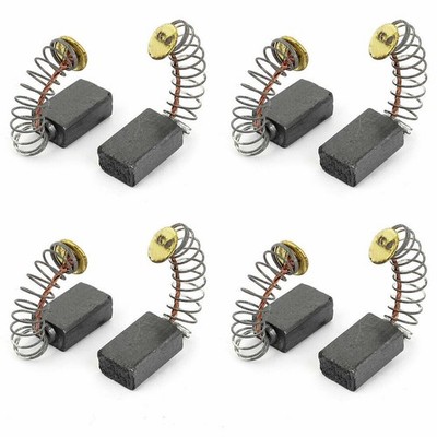 4 Pair Spare Part   Type Electric Drill Motor 12 x 8 x 5mm Carbon Brushes K #vn