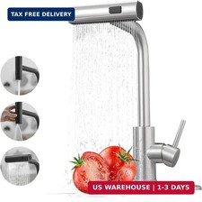 Kitchen Faucets with Pull Down Sprayer,Waterfall Kitchen Sink Faucet,Commercial