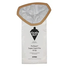 Tough Guy 20Tm83 Vacuum Bag, 2-Ply, Paper Bag, 10 Pk