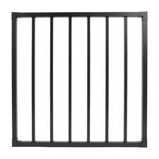 Deck Fence Gate 36in x 4.5ft Powder Coated Outdoor Gate with Hinge Latch