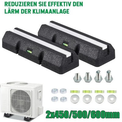 Dämpfungssockel Bodenkonsole 450mm 600mm Klimaanlage Wärmepumpe AntiVibration