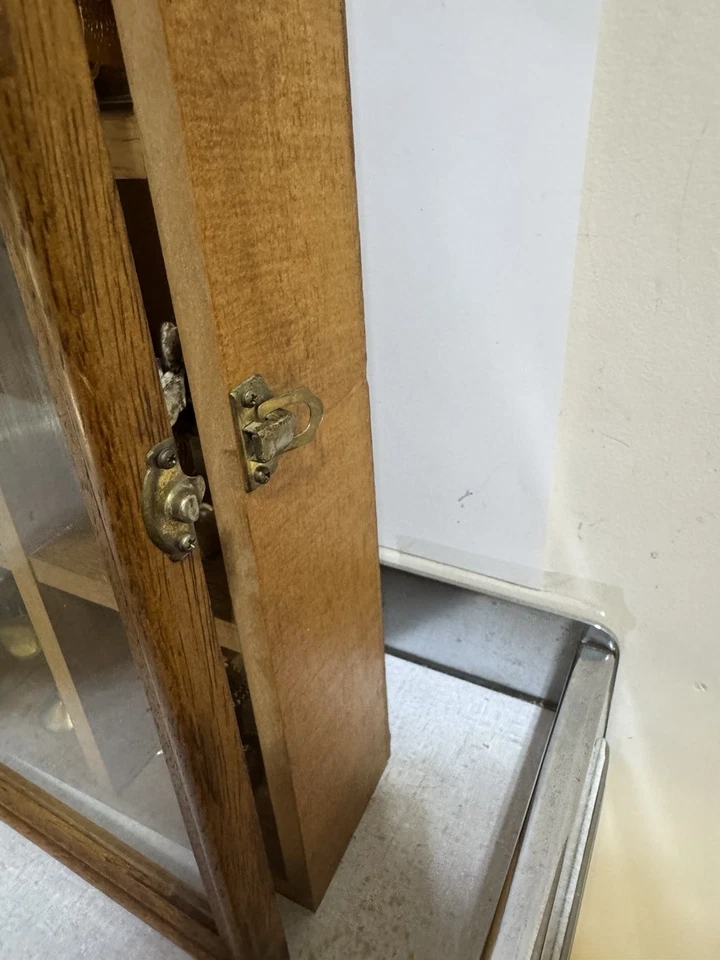 Vitrina de colección gabinete de curiosidades baratija estante caja de exhibición  Foto 3 de 4