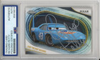 2025 TOPPS CHROME DISNEY CARS SIGNED STRIP KING WEATHERS RICHARD PETTY PSA DNA