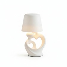 Herzf&ouml;rmige Tischlampe Deko Objekt Schreibtisch kompakt