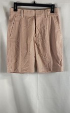 Short de golf homme Nike orange blanc rayé seersucker Dri-FIT taille 28 neuf avec étiquette