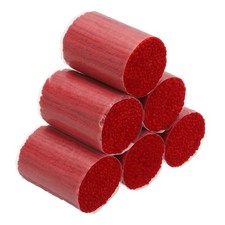 6 Rolls Latch Hook Yarn, Latch Hook Kit Yarn Hook Rugs Crochet, Red