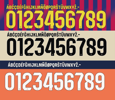 Name&Number Set For Barcelona Season 2025/2026 La Liga Home/Away Football