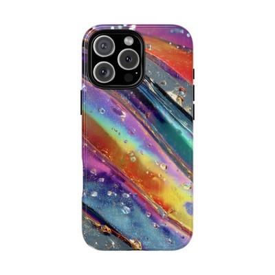 Phone Ink - iPhone | Galaxy | Pixel Case - Liquid Iridescent Rainbow